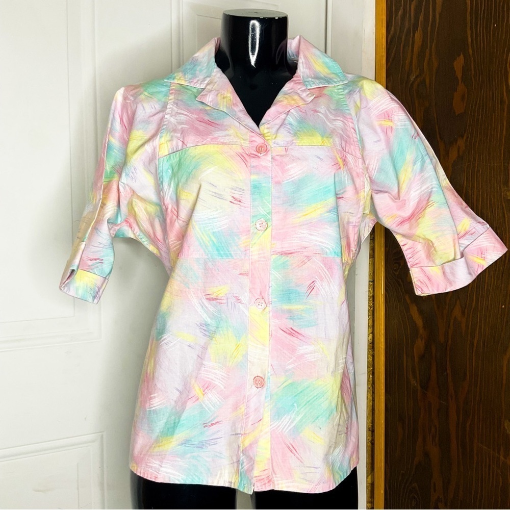 Vintage 90s Retro Pink Graphic Cotton Short Sleeve Tee